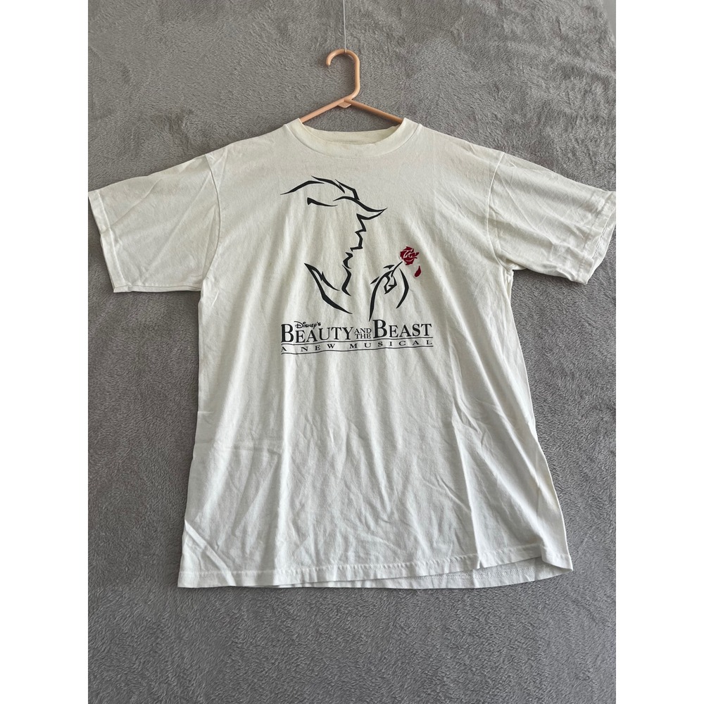 Vintage Disney Beauty and the Beast Musical‎ T-Shirt Mens Large Toronto BBA02